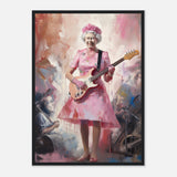 Classic Matte Paper Wooden Framed Poster 50x70 cm