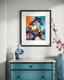 Harbor of light - giclee print - 40x50 cm