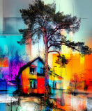 Roots of light - giclee print - 40x50 cm