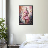 Classic Matte Paper Wooden Framed Poster 50x70 cm