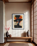 Jørgine Hattemaker - gicleetrykk, 50x70 cm