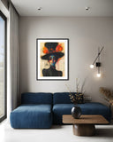 Jørgine Hattemaker - gicleetrykk, 50x70 cm