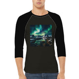 Unisex 3/4 sleeve Raglan T-shirt