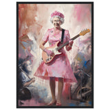 Classic Matte Paper Wooden Framed Poster 50x70 cm