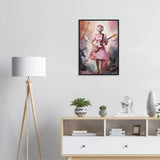 Classic Matte Paper Wooden Framed Poster 50x70 cm