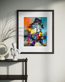Harbor of light - giclee print - 40x50 cm