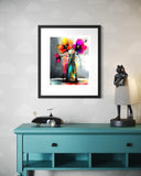 Colorfall Garden — Fine Art Giclée Print (40×50 cm)