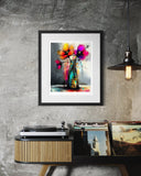 Colorfall Garden — Fine Art Giclée Print (40×50 cm)