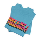 Graphic Tee — "Beige Is Not a Personality" - Retro Pop Slogan T-Shirt
