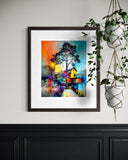 Harbor of light - giclee print - 40x50 cm