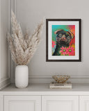 Peggy Pug - Fine Art Giclee print 30x40 cm