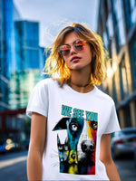 We see you - unisex T-shirt med rund hals