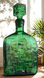 Emerald Echo – vintage italiensk glasskaraffel