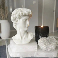 Artistic David Plaster Candle Silicone Mold David Shape Handmade Candle Wax Mould Soap Mold