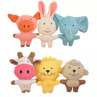 Cute Animals Plush Dog Toys Funny Squeaky Pet Puppy Chew Bite  Interactive Toy Pets Dogs Sounding Accessories Supplies