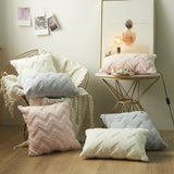 3D Fluffy Plush Pillow Case Supersoft Cushion Cover Faux Fur Decorative Throw Pillow Covers Sofa Bed Home Living Room Decoration