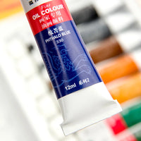 Winsor&Newton 12/18 Colors Professional Oil Paint Set for Artist Oil Painting Drawing Art Paint Supplies