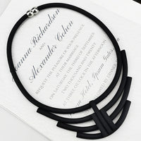 UKEBAY New Choker Necklaces Women Handmade Rubber Jewelry Elasticity Necklace For Party Fashion Sweater Chains Dress Accessories