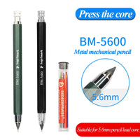 5.6mm Mechanical Automatic Pencils & Charcoal Graphite Pencil Lead Soft Medium Hard HB 2B 4B 6B 8B 14B Sketch Drawing Lead Core