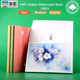 100% Cotton Watercolor Sketchbook 300g/m2 Water Color Drawing Paper Book Student Transfer Paper Papel Para Acuarela Art Supplies