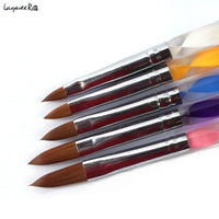 Hot Sale High Quality 5 Pcs Fashion Acrylic UV Gel Nail Art Builder Brush Pen Set Nail Art Brush