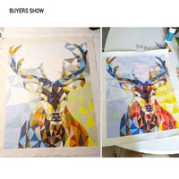 CHENISTORY Frame Deer Animals DIY Painting By Numbers Wall Art Picture HandPainted Oil Painting For Home Decor Artwork 40x50cm