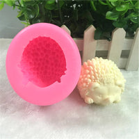 Hedgehog Shape Candle Silicone Molds Aromatherapy Plaster Making Mold Handmade Soap Mold Making Tool DIY Candle Carfts