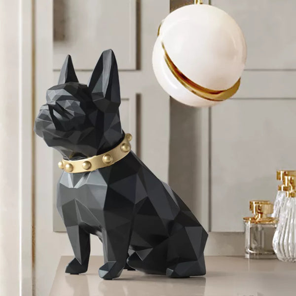 Dog Statue Home Decor Crafts  Animal sculpture resine Modern art For home ornaments decoration accessories Figurine garden Decor