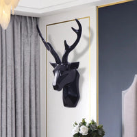 Home Decor,Large Size,Deer Head,Statue,Wall Decoration,Sculpture,Living Room Decorative,Modern Nordic Art,Figurine Miniature