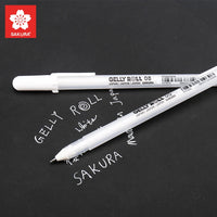 Sakura Japan 3pcs Gelly Roll Classic Highlight Pen Gel Ink Pens Bright White Pen Highlight Sketch Markers Color Highlighting