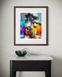 Roots of light - giclee print - 40x50 cm