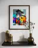Roots of light - giclee print - 40x50 cm