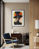 Jørgine Hattemaker - gicleetrykk, 50x70 cm