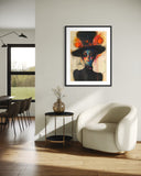 Jørgine Hattemaker - gicleetrykk, 50x70 cm