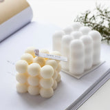 3D Cube Candle Mold Diy Silicone Mold Candle Making Molds Hand-made Soy Candles Aroma Soap Molds Candle Wax Molds Candle Mold