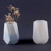 Flower Vase Planter Silicone Molds DIY Diamond Shape Flower Pot Making Concrete Cement Mould Gardening Decor Handmade Craft Gift