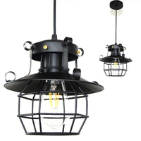 Retro Vintage Industrial Chandelier Lampshade Antique Ceiling Lamp for Home Cafe(Without Bulb)