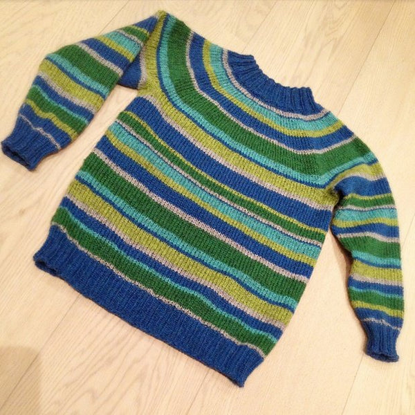 Stripete genser - Størrelse 5 år